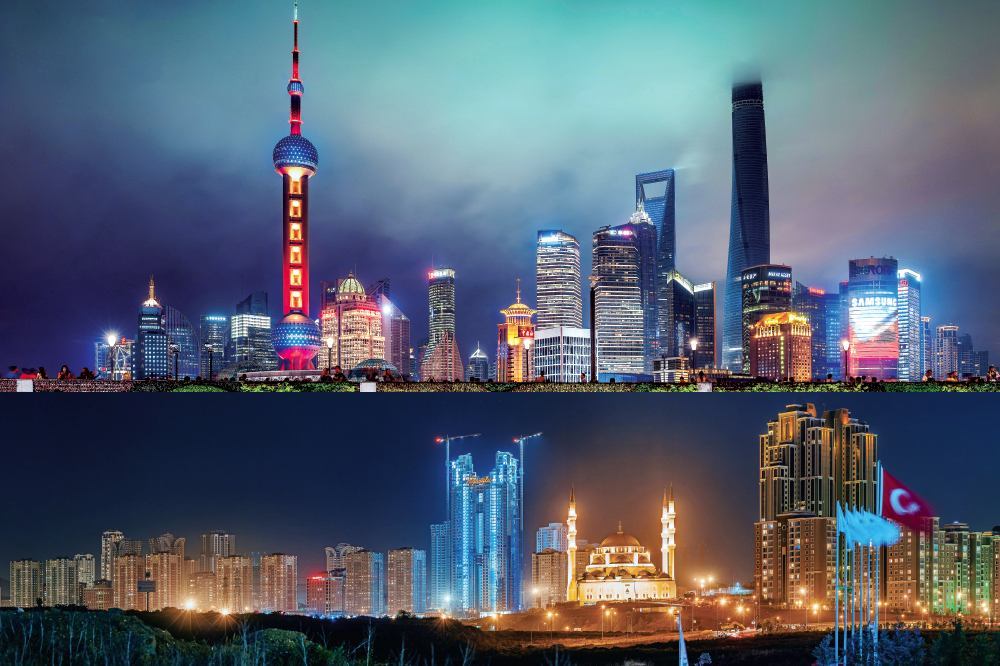 Çin'in gösterisi Şanghay'dan Kaybolan İstanbul'a