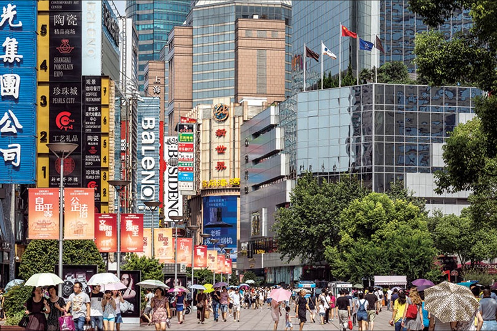 Eskinin Küçük Balıkçı Kasabası Şanghay