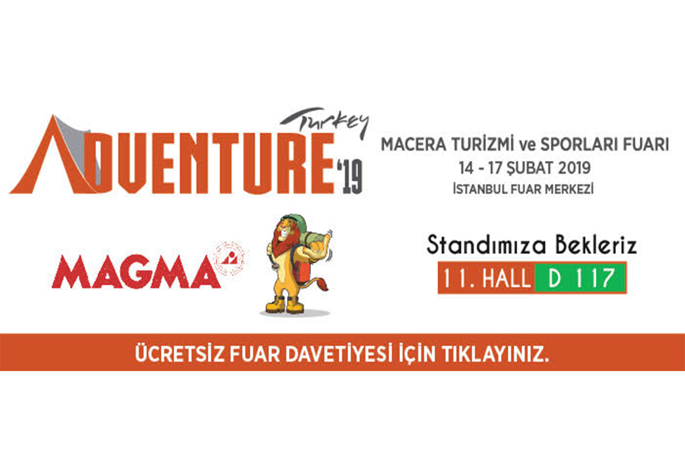 Magma, Macera Turizmi ve Sporları Fuarı’nda