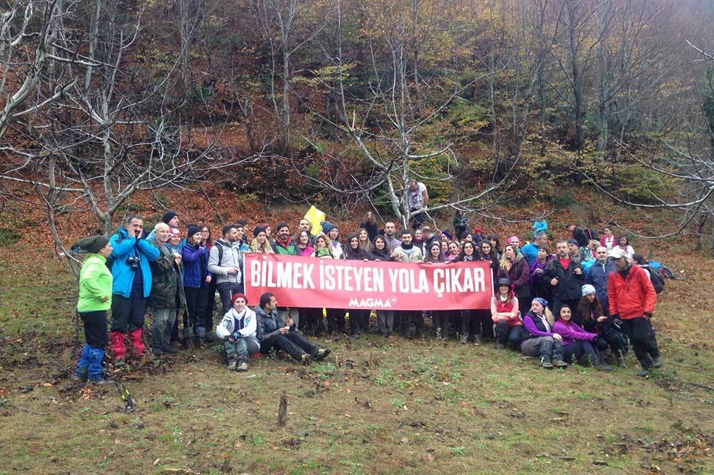 Magma Okurları Sarp Vadisi’ndeydi