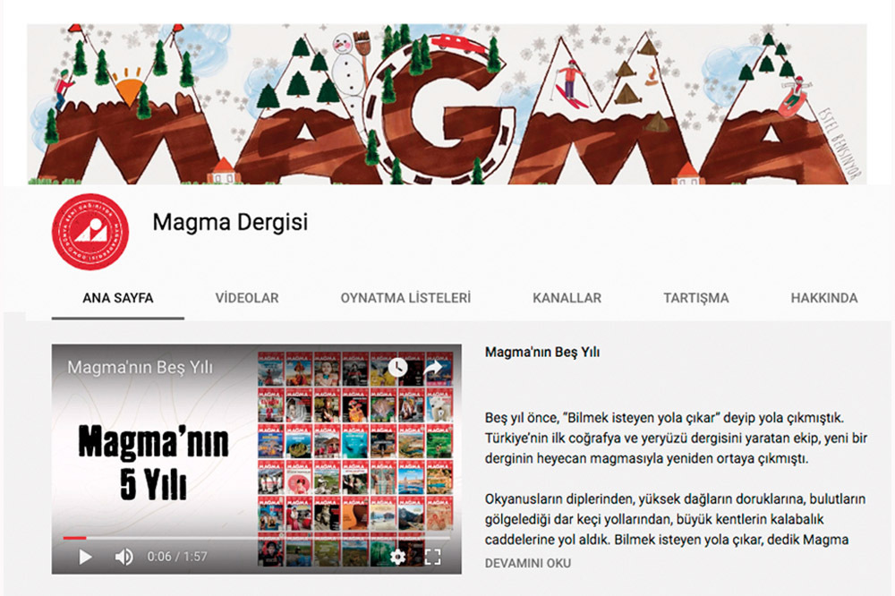 Magma YouTube’da