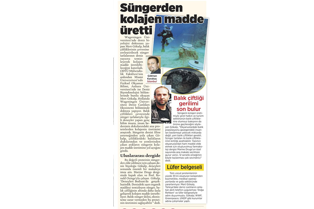 Mert Gökalp Milliyet Gazetesi’nde