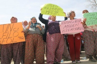 Altın Madenine Geçit Yok