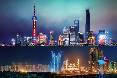 Çin'in gösterisi Şanghay'dan Kaybolan İstanbul'a