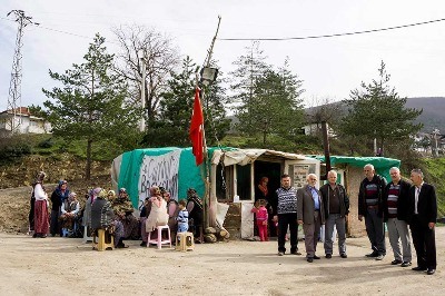Hecinler Köyü Nöbette