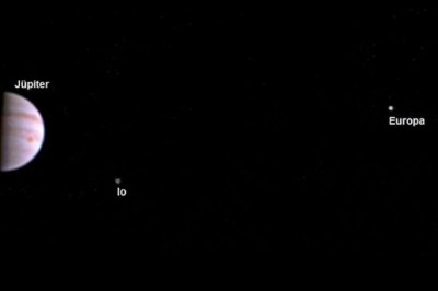 Juno Jüpiter'den İlk Fotoğrafını Yolladı