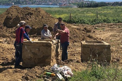 Tekirdağ'da Bin Yıllık Lahit