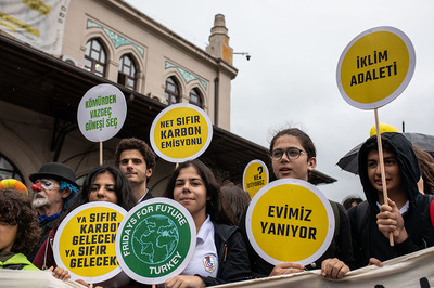 Türkiye İklim İçin Grevdeydi