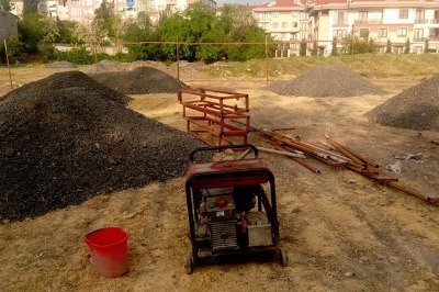 Yedikule Bostanları’na Mıcır Döküldü