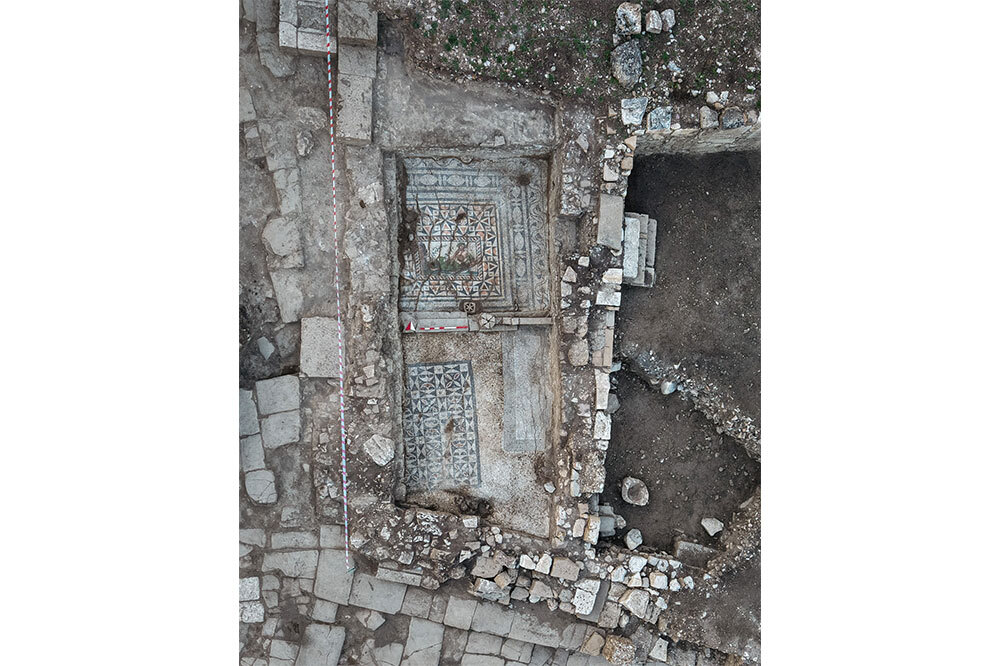 Aspendos&rsquo;un Yeni Nehir Tanrısı Mozaiği 1