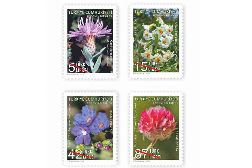 Endemik Çiçekler Pul Oldu 1