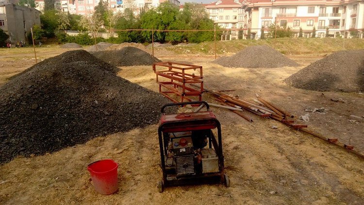 Yedikule Bostanları’na Mıcır Döküldü